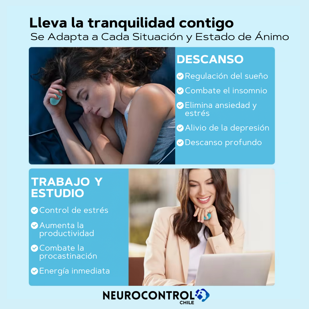 NeuroControl™ - Dispositivo calmante de ansiedad y depresión