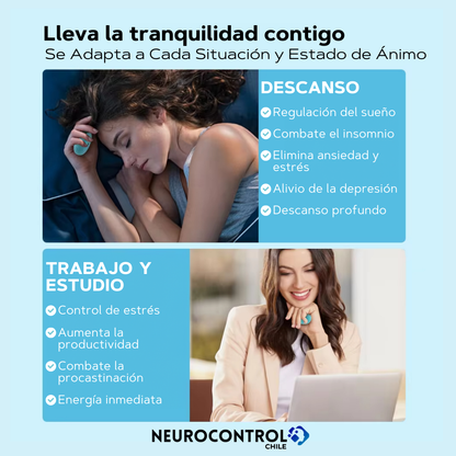 NeuroControl™ - Dispositivo calmante de ansiedad y depresión